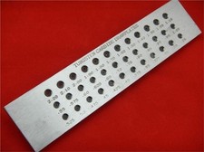 Tungsten Carbide Wire Drawplate For Jewelry Making Round 0.26-2.20 Mm 36 Hole mq