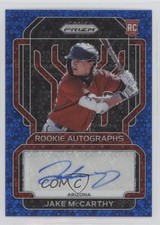 2022 Panini Prizm Rookie Blue Donut Circle 14/50 Jake McCarthy #RA-MC Auto 0wl1
