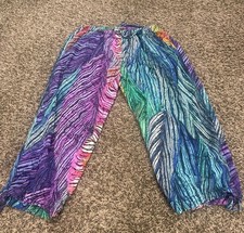 Jam  s world vintage multicolor cropped pants women  s small