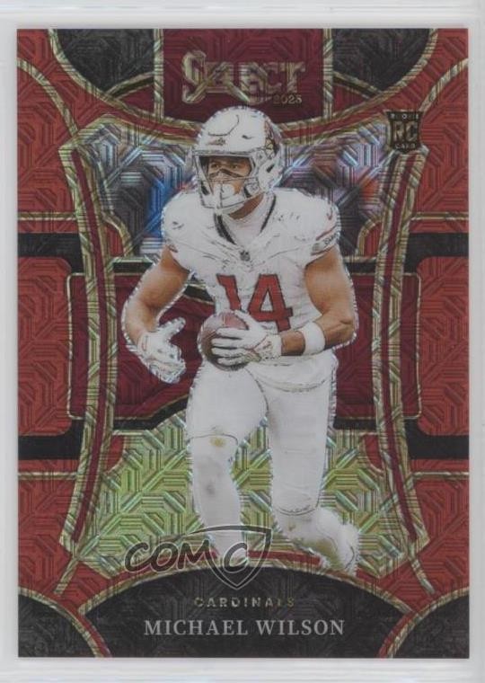 2023 Panini Select Suite Level Red Prizm 10/49 Michael Wilson #401 1cw4