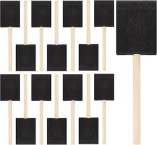 20 Pack 2" Foam Paint Brushes Wood Handle Sponge Brushes for Stain Crafts