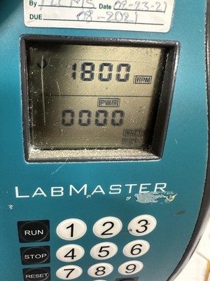 Lightnin Labmaster L1U10 Programmable 50-1800RPM Overhead Mixer With Stand