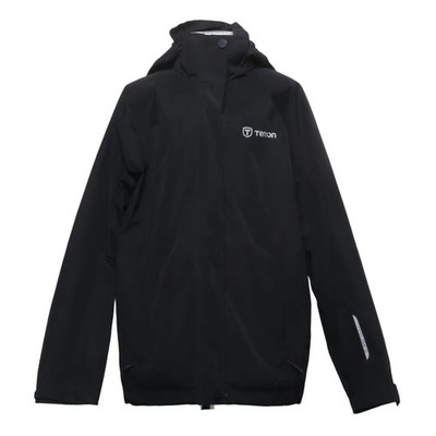Tenson, Regenjacke, Jungen, Größe: 146/152, Schwarz, Polyester, Print #X0D