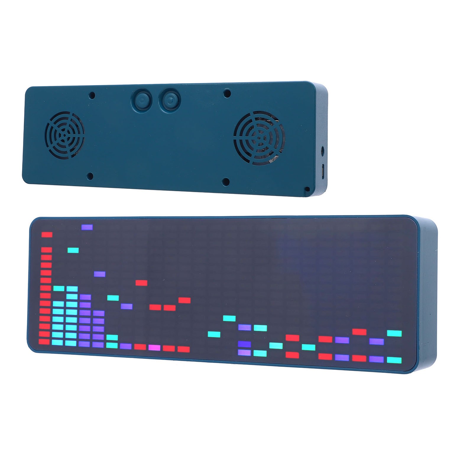 LED Music Spectrum Display 16x24 RGB 1624 Segment Rhythm Voice Sensor Accessory☜