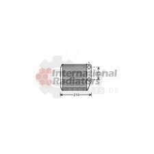 Wärmetauscher Innenraumheizung für Opel Fiat Corsa D Punto Evo L_8 199 1.0i 12V