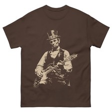 Abraham-Lincoln-Abe-Lincoln-Playing-Guitar-Retro-Vintage-T-Shirt