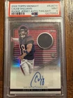 POP 9!! 2024 TOPPS MIDNIGHT CALEB WILLIAMS RPA JERSEY AUTO TWILIGHT /99 PSA 9