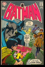 Batman #222 Classic Beatles Cover Very Nice Bronze Age Neal Adams Art DC 1970 FN