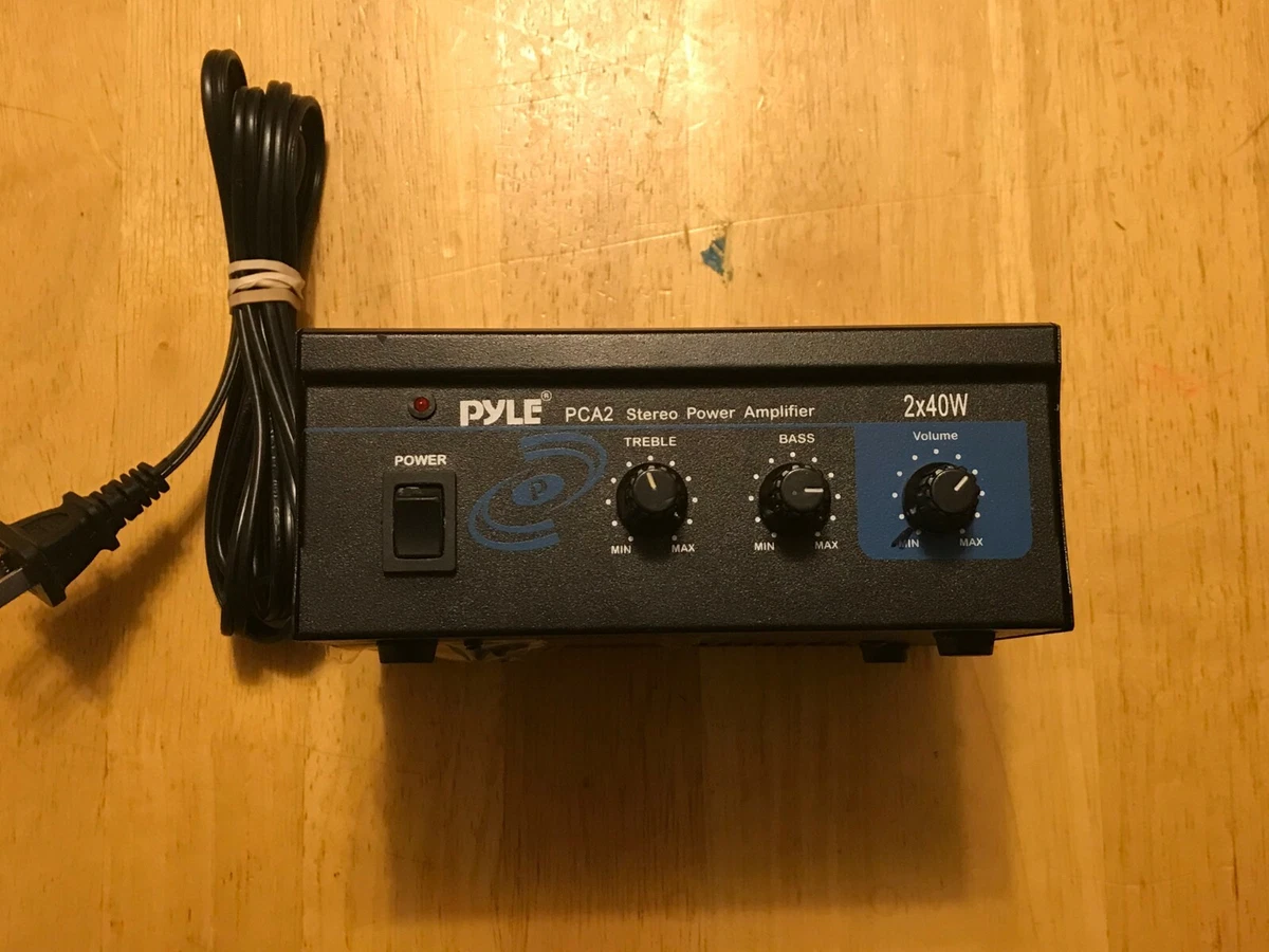 Pyle pca2 best sale 2x40w stereo amplifier