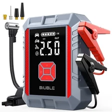 8000A Jump Starter with Air Compressor, 26800mAh Car Battery Jump Starter (Al...