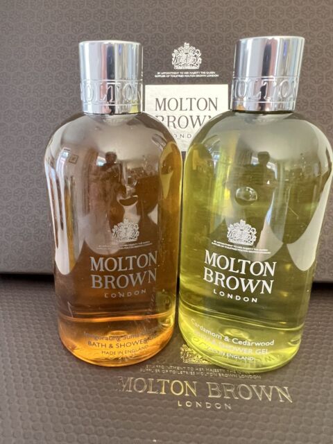 Molton Brown full size 300mls body wash duo packaged In A Lovely Gift Bag