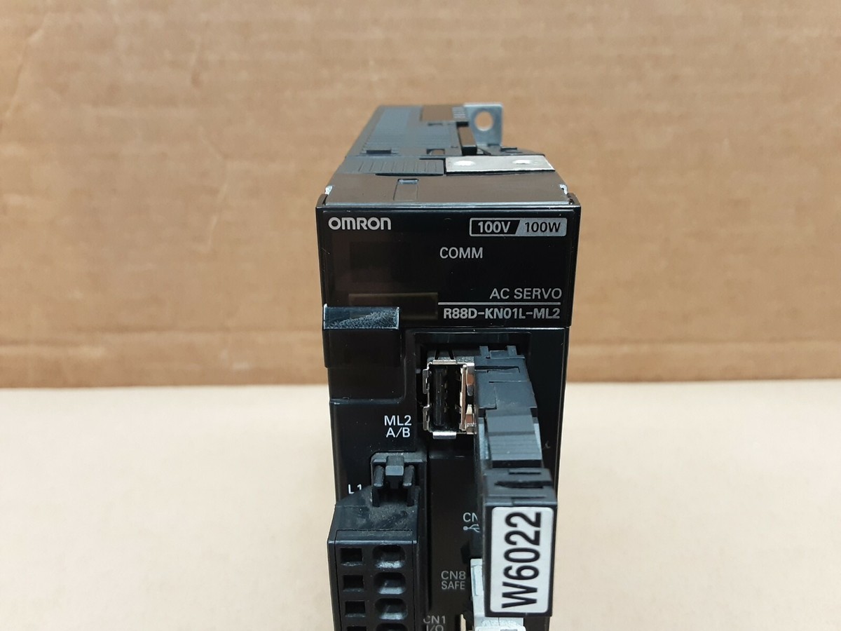 Omron R88D-KN01L-ML2 AC Servo Driver, 100-120V Input 1 Ph 0 Omron R88D-KN01L-ML2 AC Servo Driver, 100-120V Input 1 Ph 0
