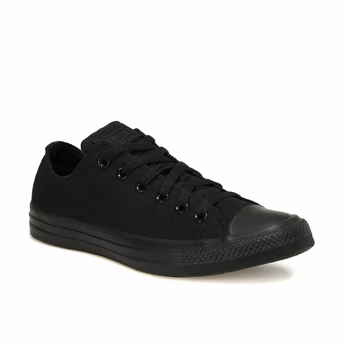 Total black sale converse