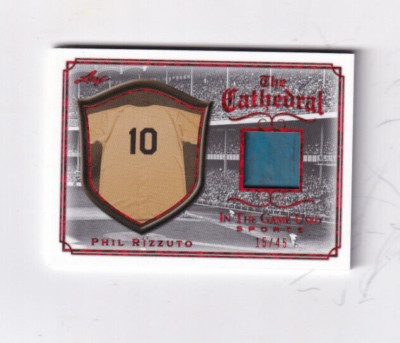 2022 PHIL RIZZUTO LEAF THE CATHEDRAL YANKEE STADIUM SEAT RELIC 15/45 N.Y.YANKEES
