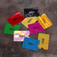10PCS Anti RFID Blocking Card Sleeve-Secure Credit/Debit Card Holder ID Wallet