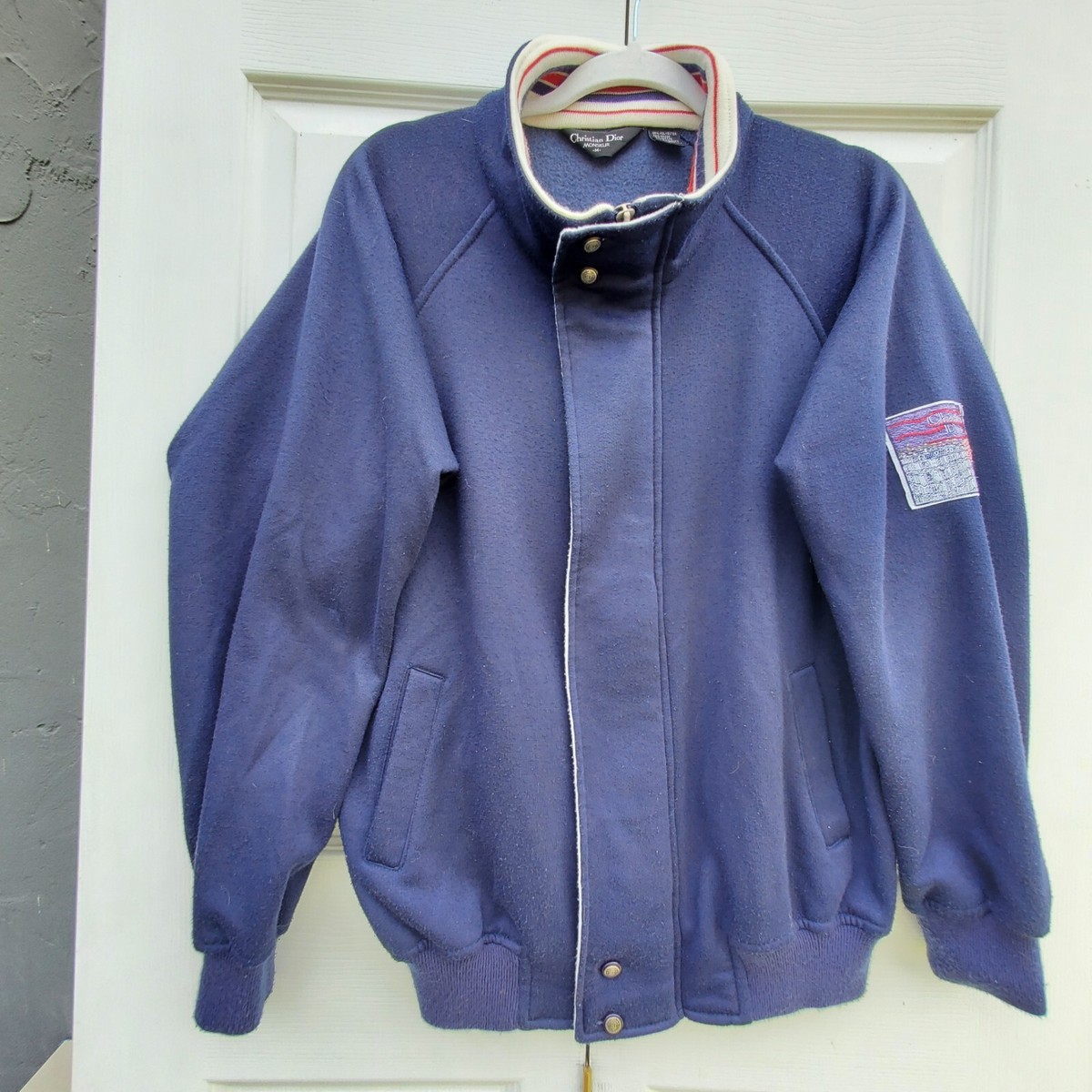 Vintage 90s Christian Dior Monsieur Track Jacket Mens M Full