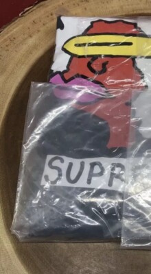 SUPREME Gonz Tee T- Shirt Black Size XL FW17 Head Logo