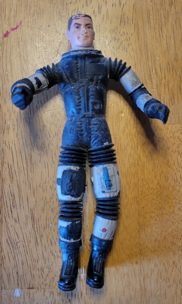 Sangle Bleue D'origine Pour Poupée Major Matt Mason - Astronaute NASA Mattel 1966