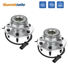 Set of 2 Front Wheel Hub Bearing Assembly For Chevy Express 1500/2500 4WD
