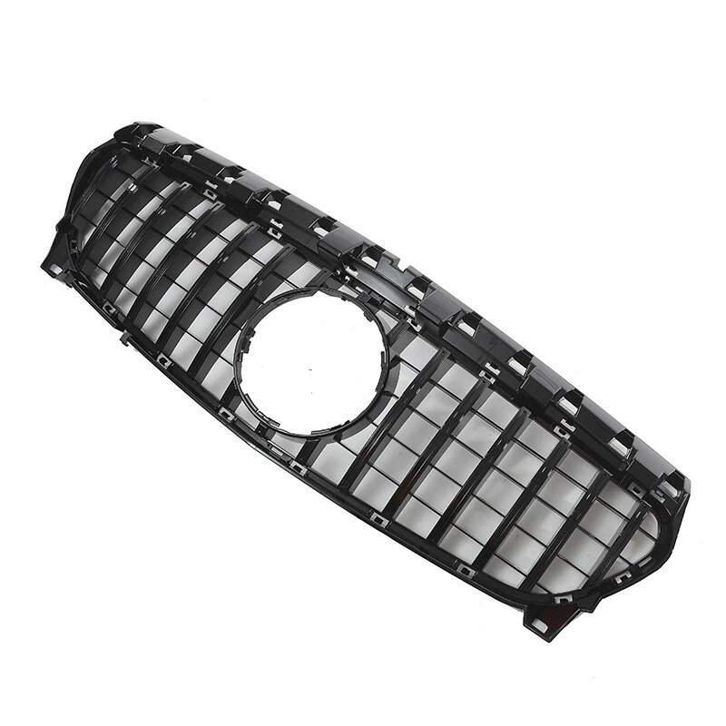 For Mercedes Benz W117 CLA250 2013-2019 Front Bumper Gloss Black Grille Grill Foto 4 de 4