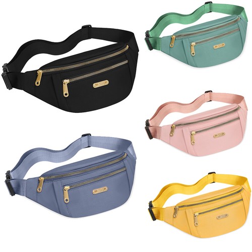 Womens Fanny Pack Belt Cross Body Sling Bag Shoulder For Travel Sport Waist Bag - Picture 2 of 24