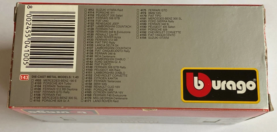 BURAGO XANTIA 16V cod. 4165 - Immagine 2 di 4