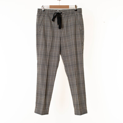 MARELLA by MAX MARA Womens Multicoloured Check Pants Size D 38 12383