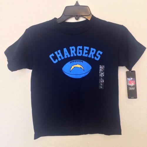 San Diego CHARGERS Authentic NFL KIDS FOOTBALL T-SHIRT NAVY NWT - Picture 1 of 1