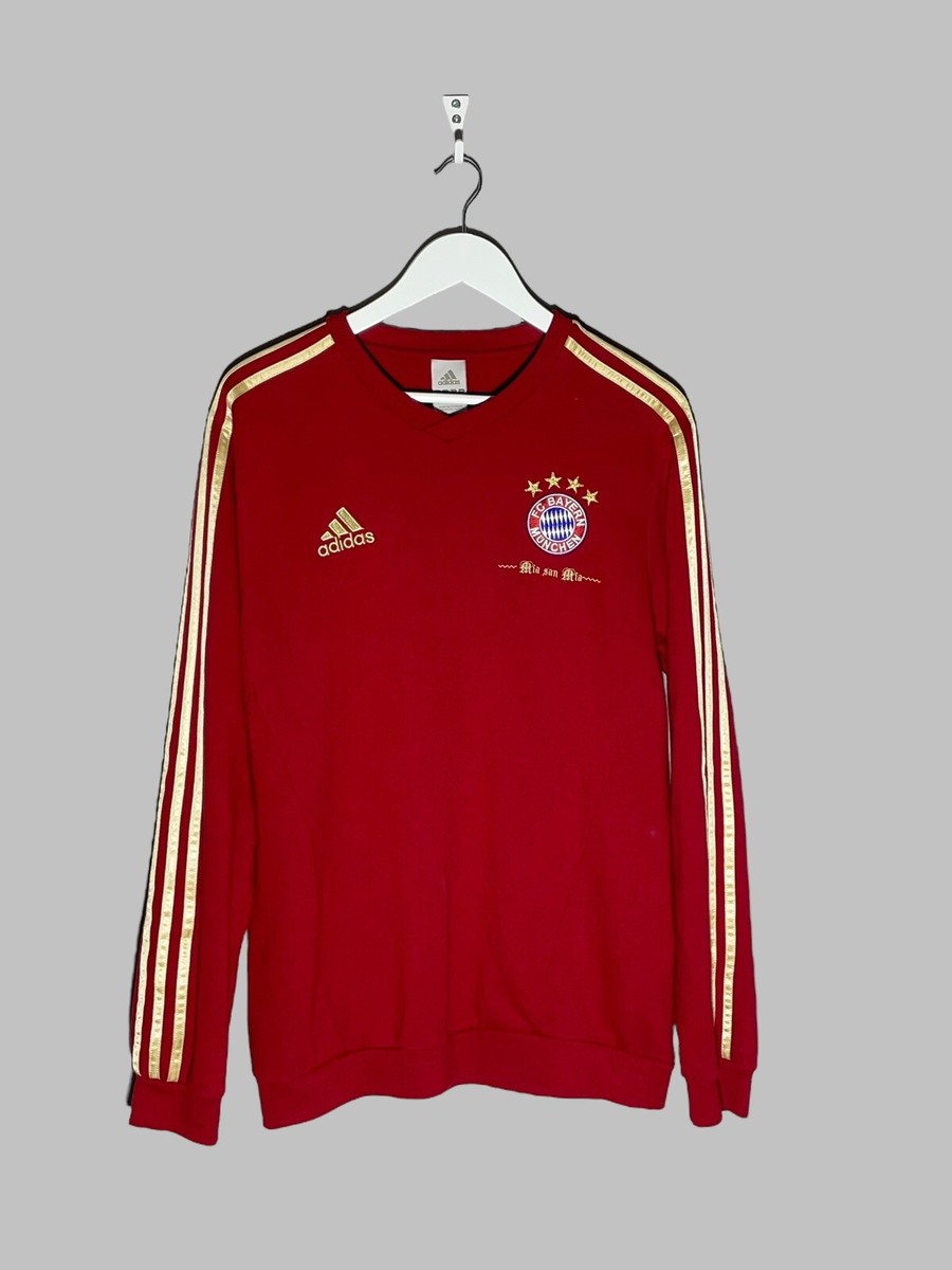 Bayern Munchen Adidas Gold Stripes 2011 Hype Y2k Football Soccer