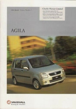 Vauxhall Agila 2000-01 UK Market Sales Brochure 1.0i 1.2i