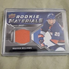 2020-21 UPPER DECK ROOKIE MATERIALS KIEFFER BELLOWS - NEW YORK ISLANDERS