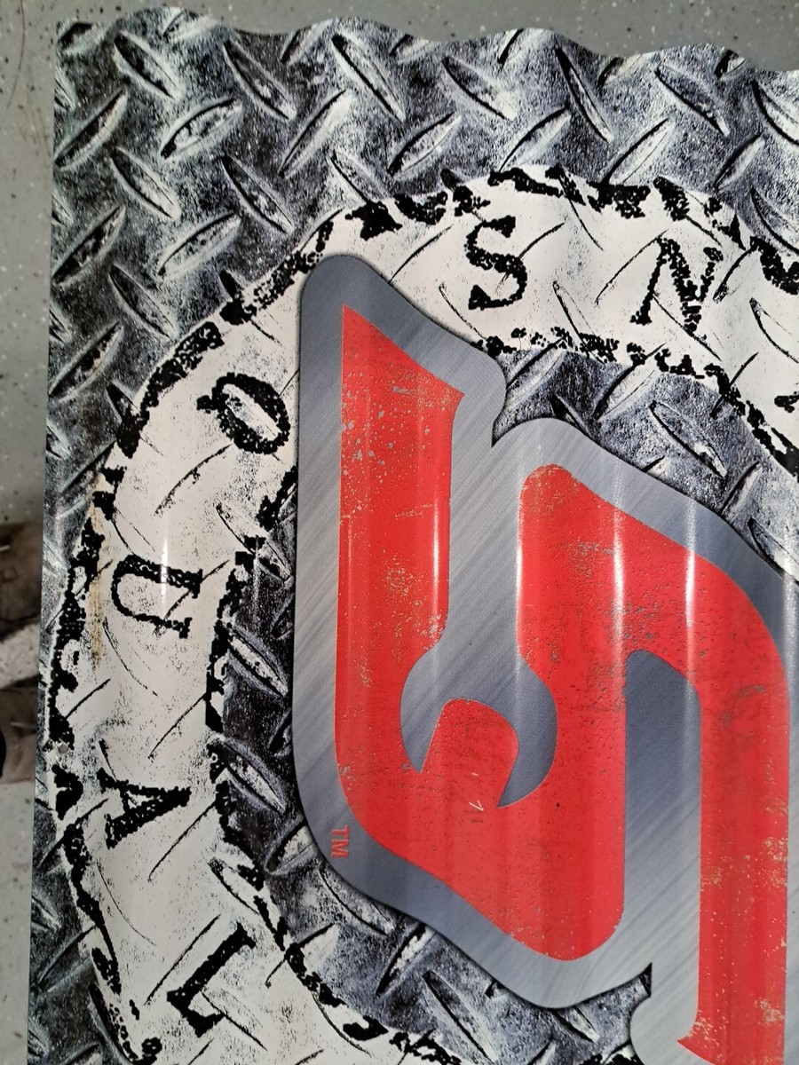 Snap-on ロゴ　看板　アルミ Snap-on Tools Metal Sign 18L