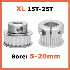 Timing Belt Pulley XL 15T-25T Synchronous Wheel Selectable Bore For 3D Printer