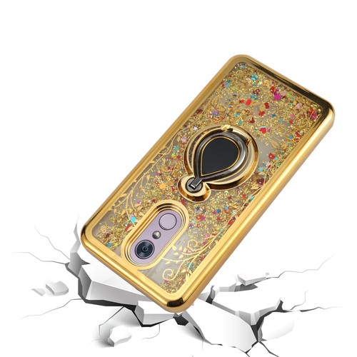 SUMSUNG NOTE 10 Pro Case,Case Liquid Bling Sparkle with Ring Girls Protect case - Zdjęcie 4 z 22