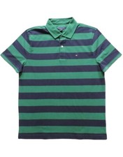 Tommy Hilfiger Men's Short Sleeve Striped Polo Size: M