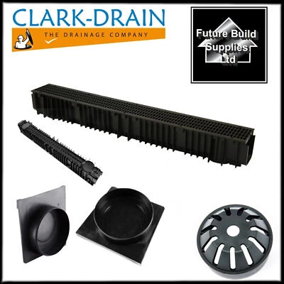Clark Drain New CD422 / Mesh Heavy Duty PVC Channel Drainage Grating 1m Length