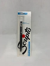 Vintage Scripto Crayon Marker Black No. W749 Marks Almost Anything