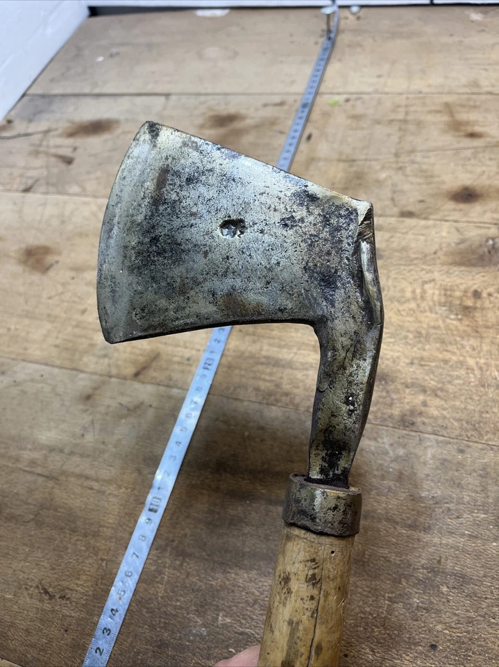 HACHE Bûcheron charpentier  OLD TOOL outil ancien /Hachette 19 -ème N° 181 - Photo 4/4