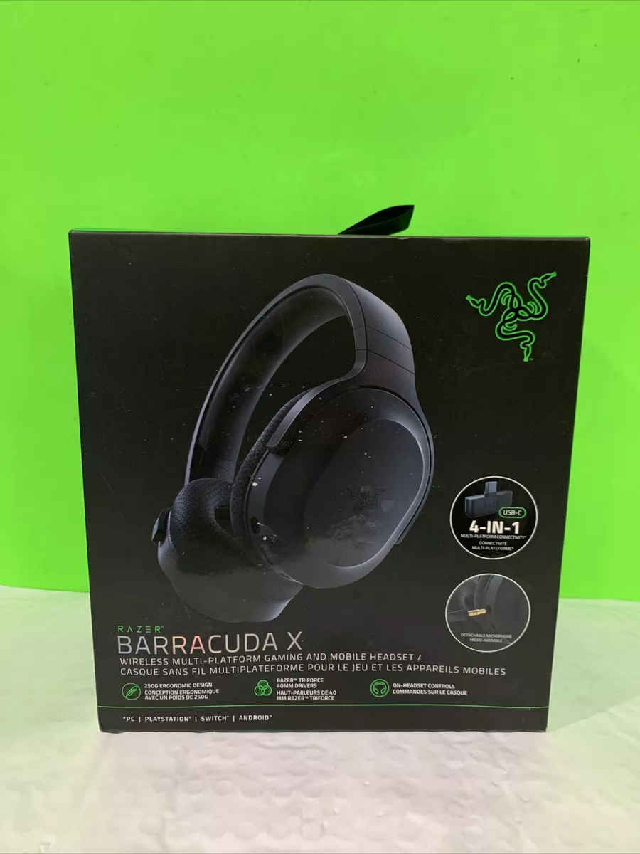 Razer Barracuda X - Wireless Multi-Platform Gaming and Mobile Headset  Black) New 810056141691