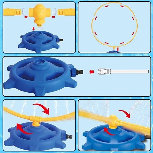 Set irrigatore bambini per bambini - gioco d'acqua all'aperto per bambini - Foto 6 di 7