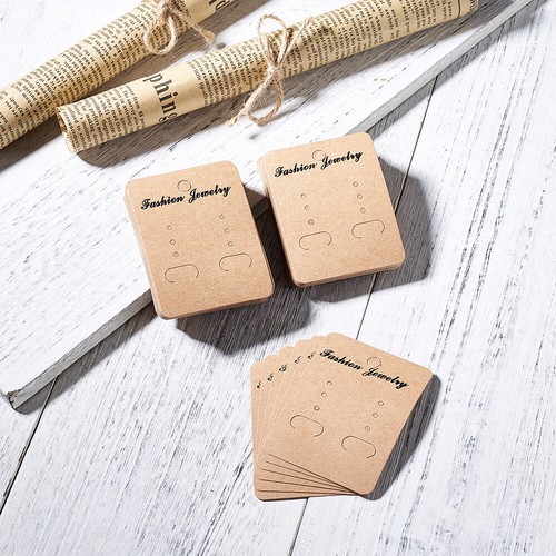 Rechteck Papier Ohrring Display Karte Ohrring Halter für Ohrstecker 67 x 50 mm - Bild 7 von 10
