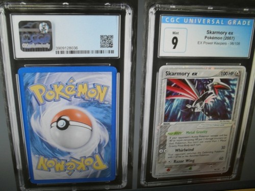 CGC 9 Mint Skarmory Ex 98/108 Ex Power Keepers Holo Rare Pokemon Card