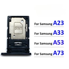 2Pcs/Lot, For Samsung A23 A33 A53 A73 5G New SIM Card Tray Slot Adapter Socket