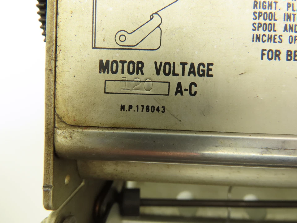 General Electric Style 3J Chart Type CH Recorder Cartridge 120VAC - Image 4 of 4