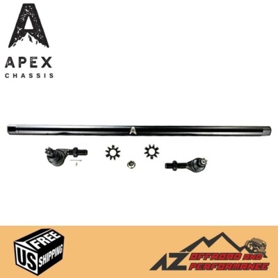 Apex Chassis 1 Ton Drag Link ( Steel Flipped ) For 07-18 Jeep Wrangler JK / JKU
