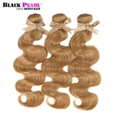 Honey Blonde 27 Hair Brazilian Body Wave Natural Hair Bundles 3/4 Hair Extension