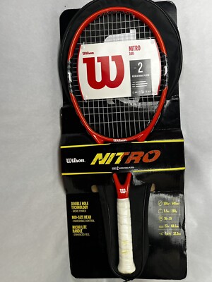 Wilson Nitro 100 Tennis Racket Series 2 With Case Micro Lite Handel 100 sq 