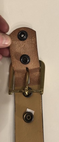 Dutyman Black Leather Belt Size 30 Removable Buckle - Bild 6 von 6
