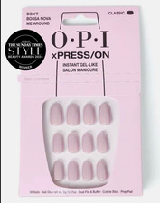 OPI xPRESS/ON Press-On Nails Don?t Bossa Nova Me Around Pink Shiny Square Short