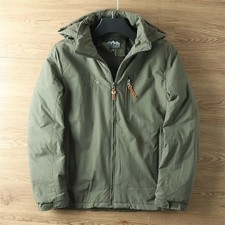 Men's Outdoor Plush and Thickened Warm Jacket Classic Technology High-density Wi